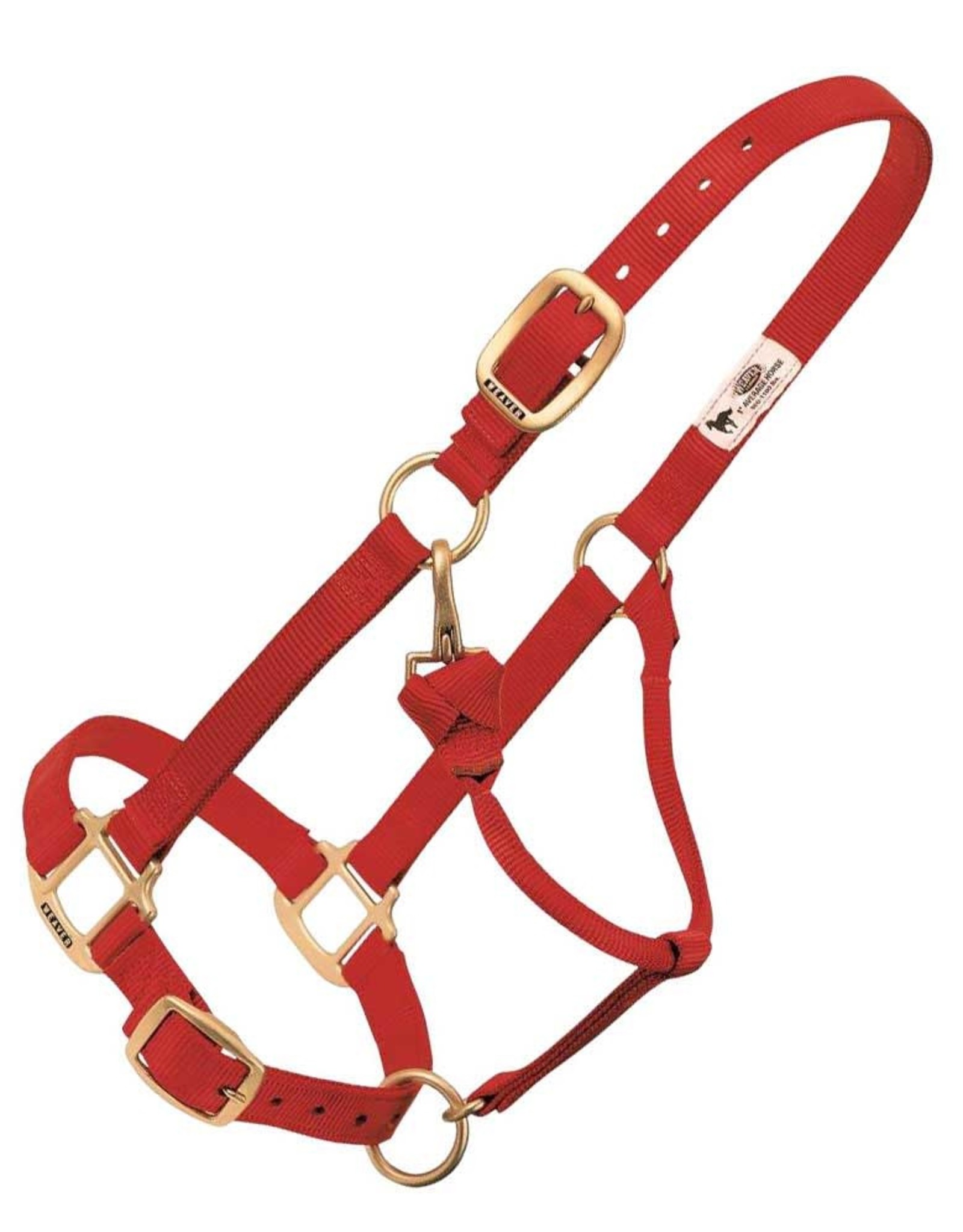 Weaver Weaver Adjustable Sz. Average 35-7035-RD Red Halter