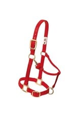 Weaver Adjustable 35-5035-RD Red Sz. Arabian/Cob Halter