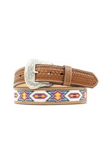 Nocona Nocona Beaded Red/Gold/Blue Belt n2412608