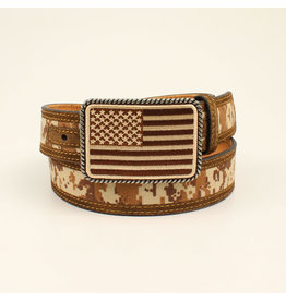 Ariat Mens Tan Patriot Belt A1030844