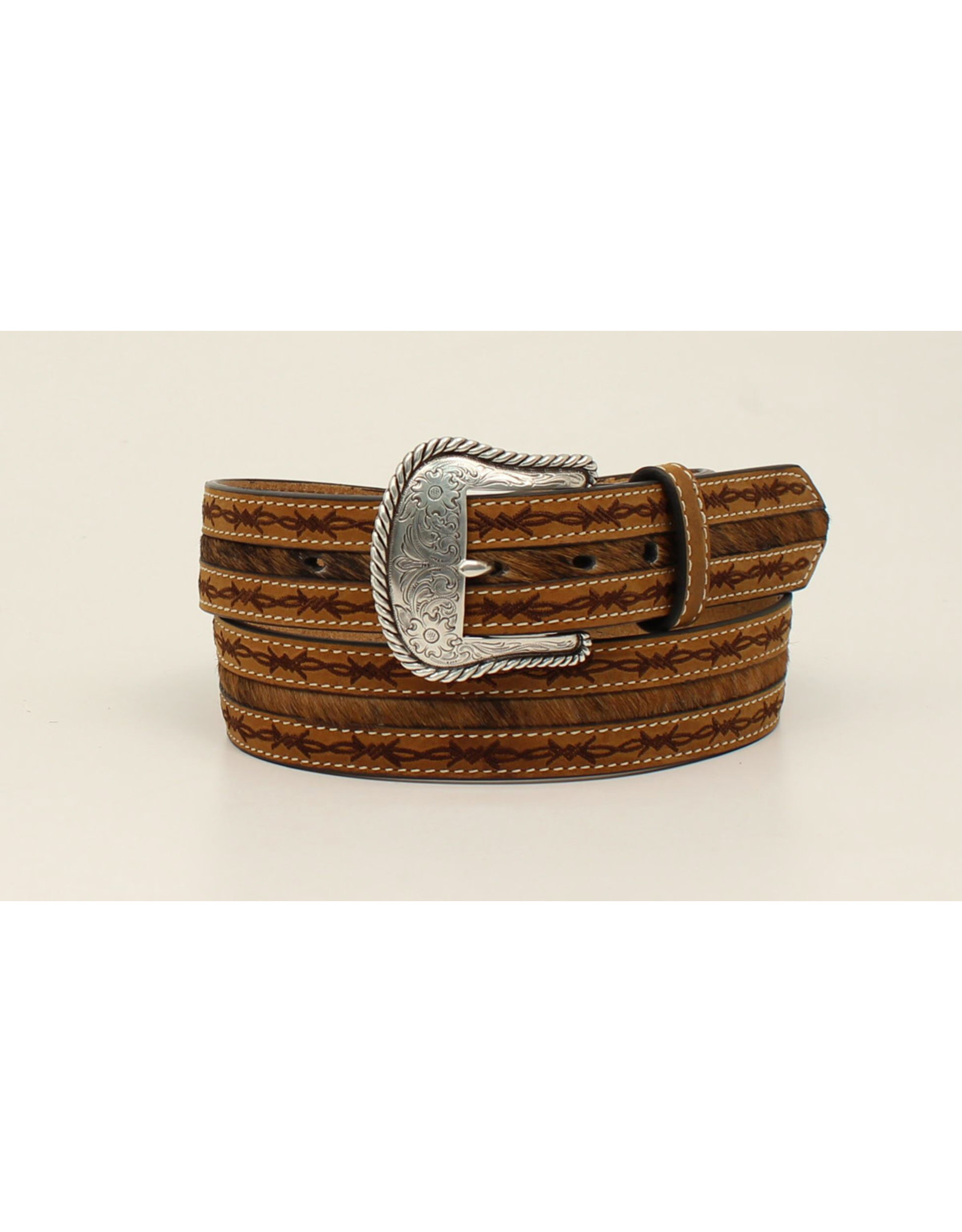 Nocona Nocona Hair-On Barbwire Belt N2410208