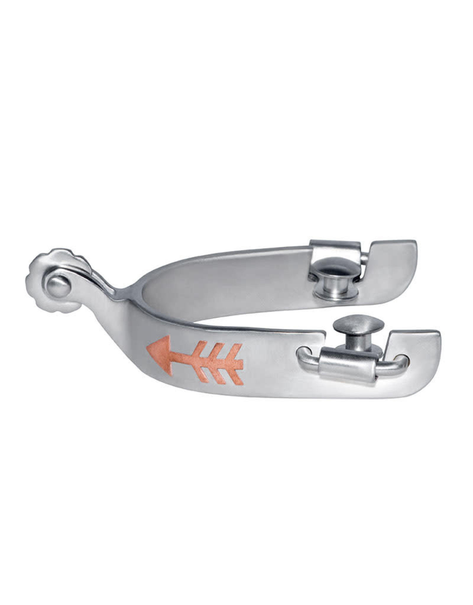 Partrade Partrade Emilie Veillette Ladies Barrel Racer Spurs 3/4 Arrow Trim UW630E02-SSBR-001