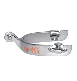 Partrade Partrade Emilie Veillette Ladies Barrel Racer Spurs 3/4 Arrow Trim UW630E02-SSBR-001