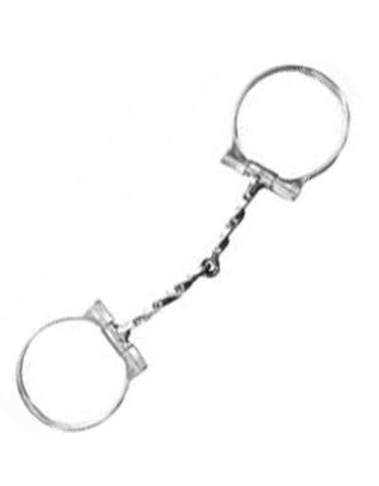 Partrade D-Ring Twisted Snaffle Bit 257337