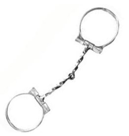 Partrade D-Ring Twisted Snaffle Bit 257337