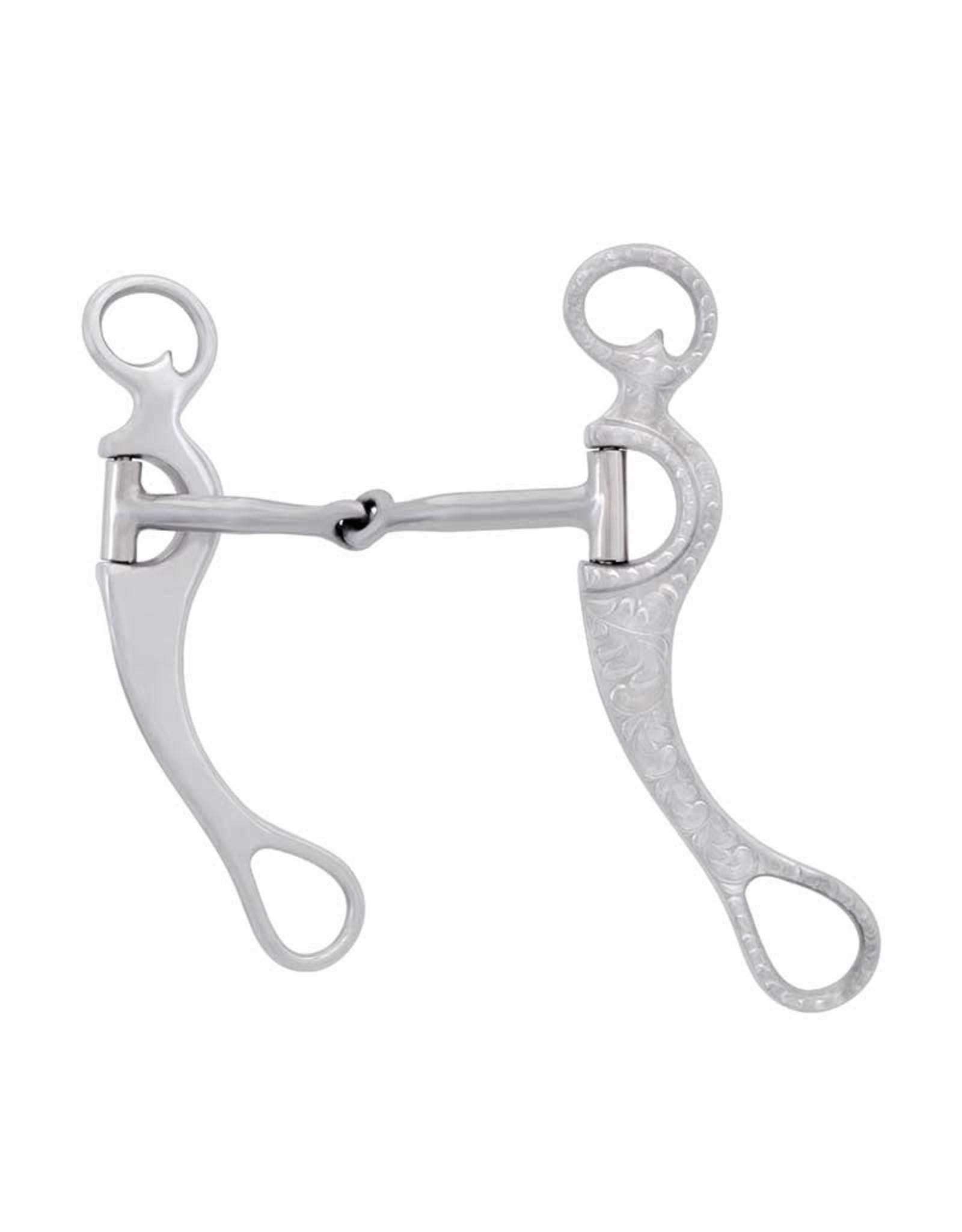 Partrade Partrade Aluminum Non-Collapsible Snaffle Bit 257334