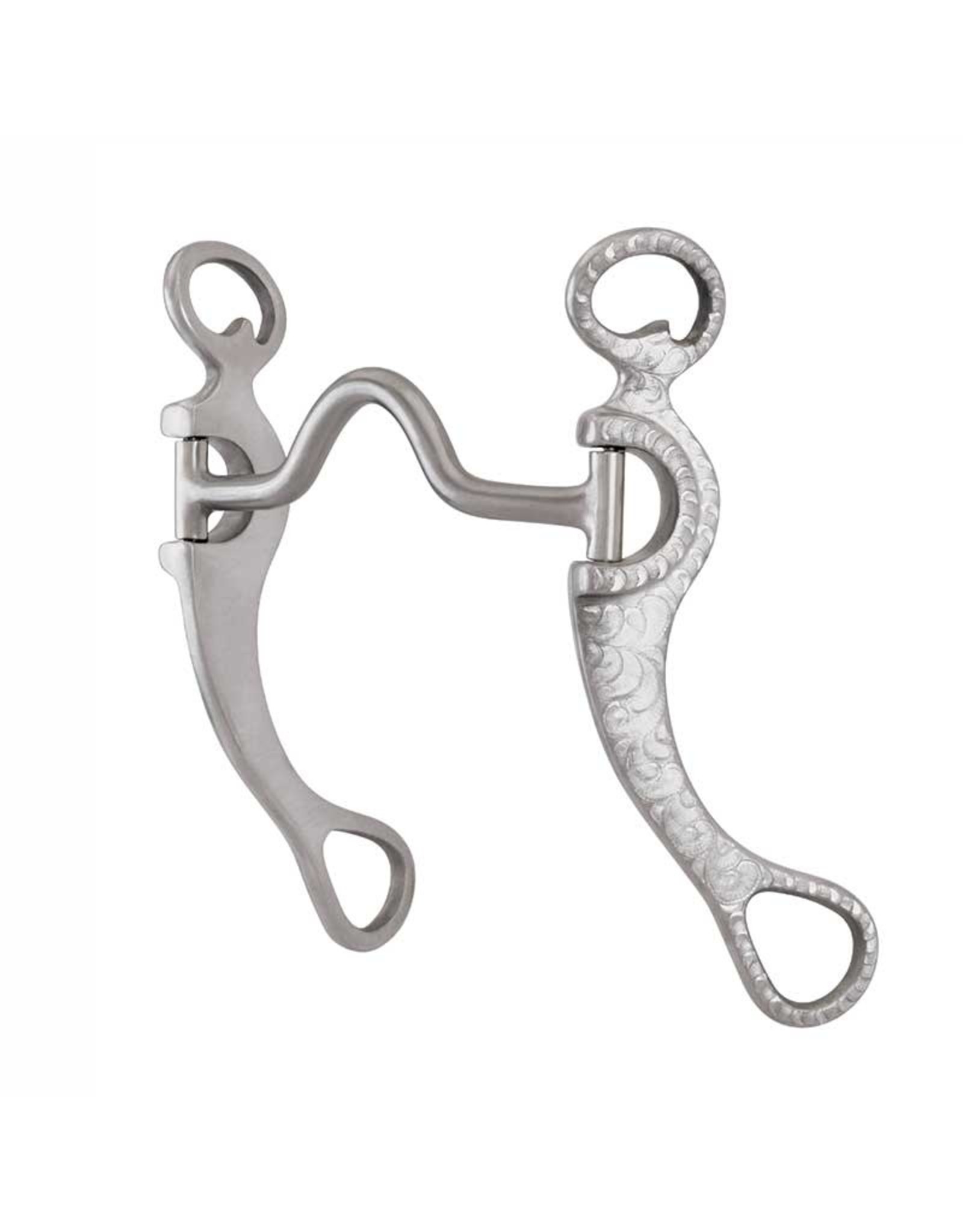 Partrade Partrade Aluminum 8-3/4” Shank 5” Mouth Curved Port Bit 257322