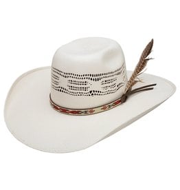 Resistol Resistol Young Gun RSYNGN-834281 Feather Aztec Hatband Straw Hat