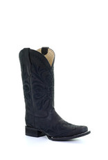 Circle G Ladies Black Embroidered L5464 Western Boots