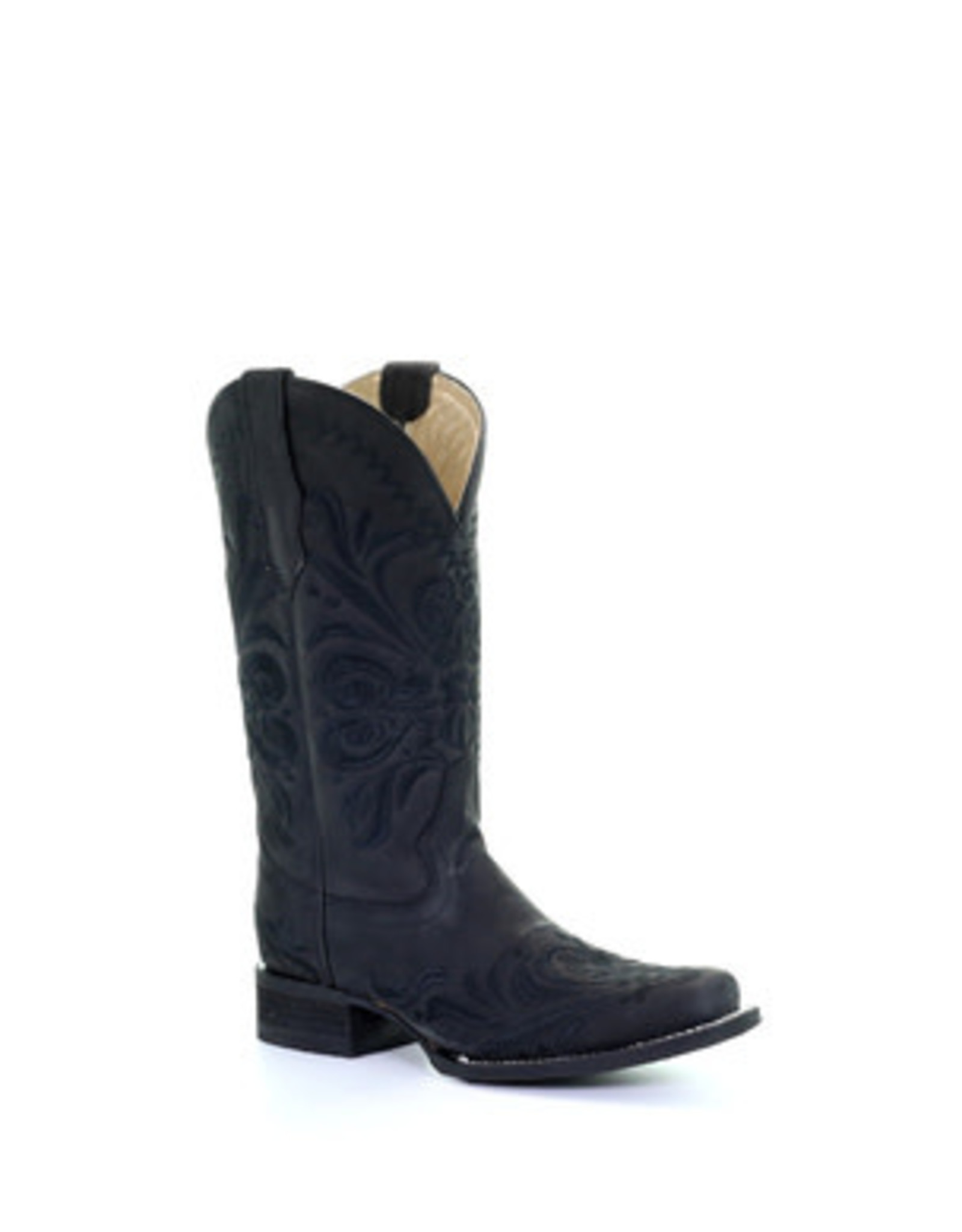 Circle G Ladies Black Embroidered L5464 Western Boots