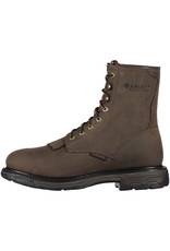 Ariat Men's Workhog 10011939 8” Laceup Waterproof Soft Toe Work Boots