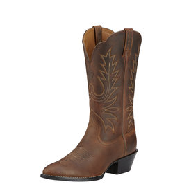 Ariat Ladies  Brown Heritage R Toe 10001021 Western Boots