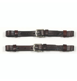 Circle Y Breast Collar Tugs - 3/4" 0005-0001 Walnut