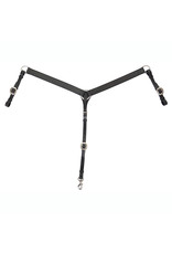 Circle Y Black Breast Collar 1 1/2" Plain 4281-0018