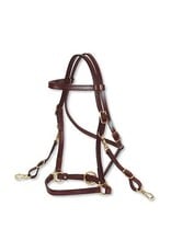Circle Y Circle Y Halter Bridle 0605-0001 Walnut