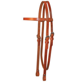 Circle Y Single Ply Med. Oil 0125-1304 Headstall
