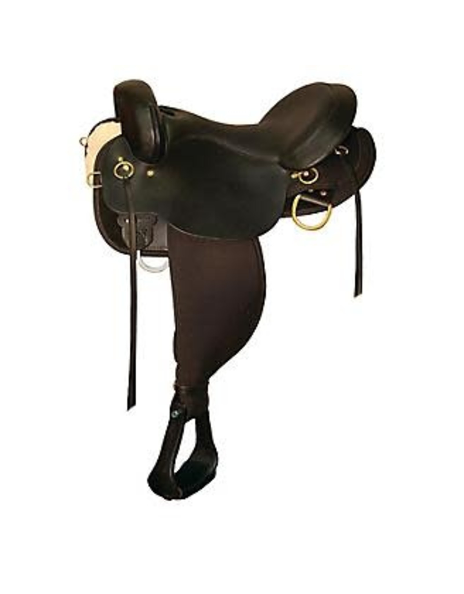 High Horse High Horse Highbank Endurance  6916-1601-05 16" Seat, Wide Tree Walnut Trail Saddle