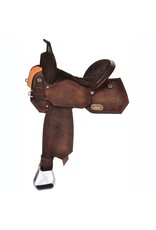 High Horse High Horse Leona 6230/740C-05 Chocolate 14" Seat Wide Tree Barrel Saddle
