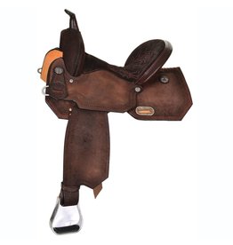 High Horse High Horse Leona 6230/740C-05 Chocolate 14" Seat Wide Tree Barrel Saddle