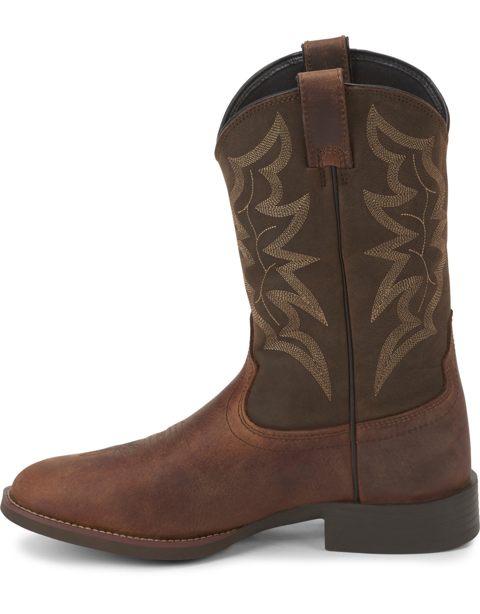 Justin Men's Buster Distressed 7221 Roper Boots