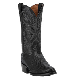 Dan Post Men's Black Teju Lizard Exotic DP3050R Western Boots