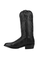 Dan Post Men's Black Teju Lizard Exotic DP3050R Western Boots