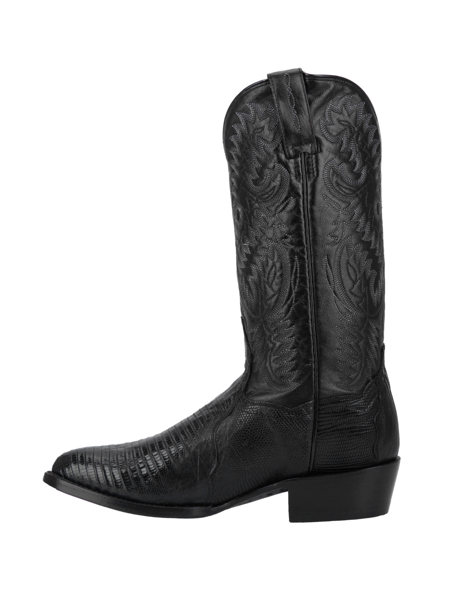 Dan Post Men's Black Teju Lizard Exotic DP3050R Western Boots