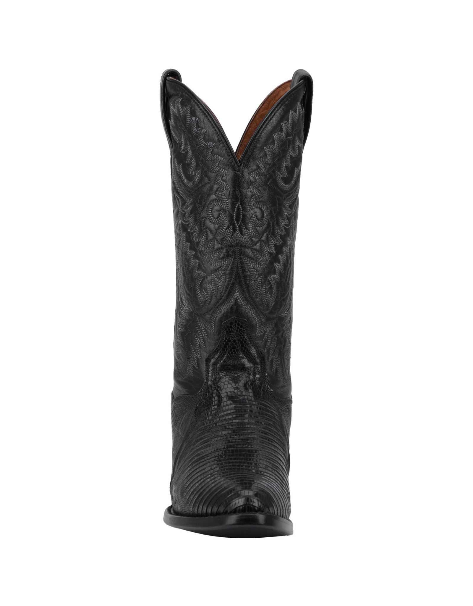 Dan Post Men's Black Teju Lizard Exotic DP3050R Western Boots
