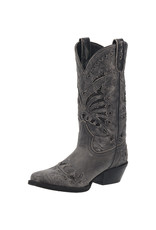 Laredo Laredo Ladies Stevie 52120 Black/Grey Sequin Western Boots Discontinued