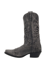 Laredo Laredo Ladies Stevie 52120 Black/Grey Sequin Western Boots Discontinued