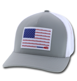 Hooey Hooey Liberty Roper 1905T-BLWH Flag Trucker Cap