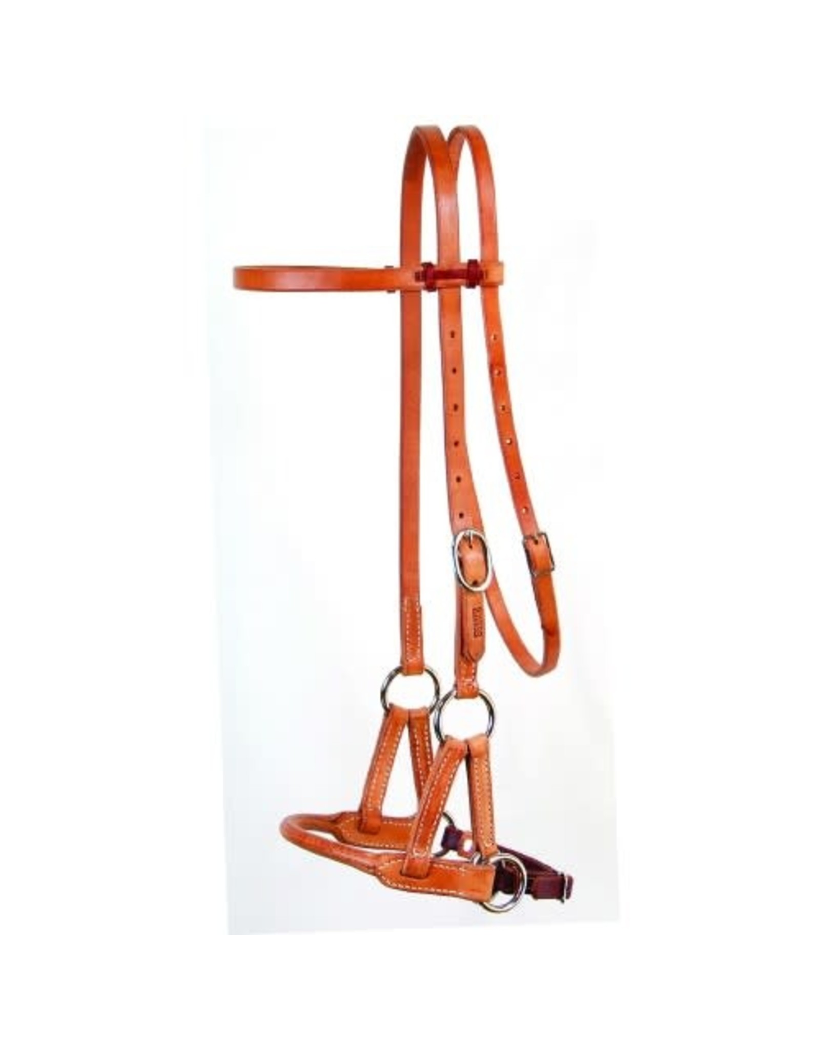 Schutz Bros Schutz Bros. Round Leather Nose Side Pull 8090