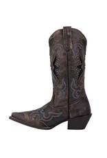 Laredo Laredo Lucretia Ladies Black/Tan 52133 Western Boots
