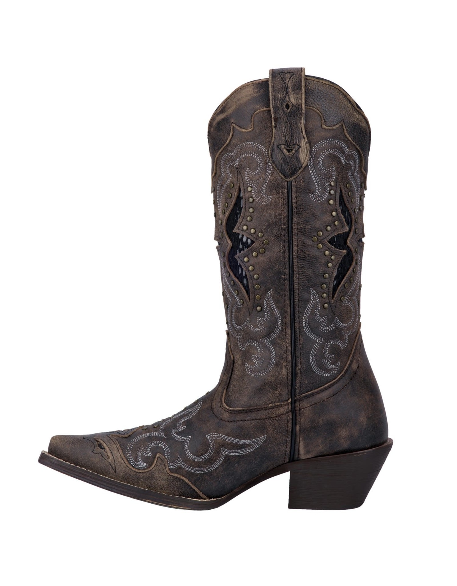 Laredo Laredo Lucretia Ladies Black/Tan 52133 Western Boots