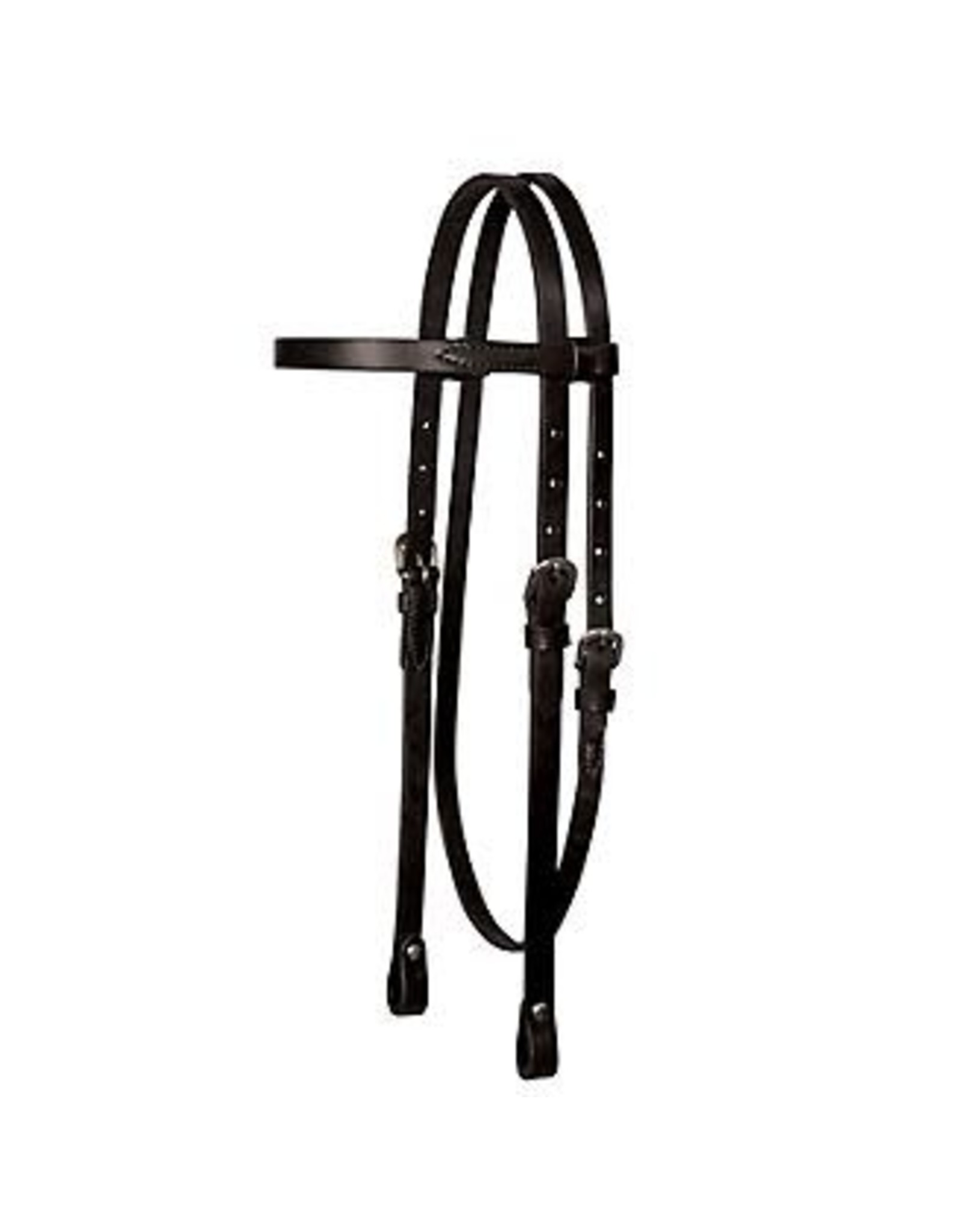 Circle Y Plain Black 0125-1318 Headstall