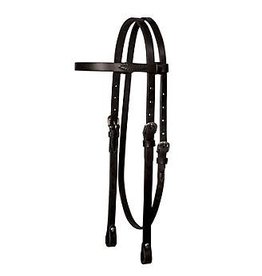 Circle Y Plain Black 0125-1318 Headstall