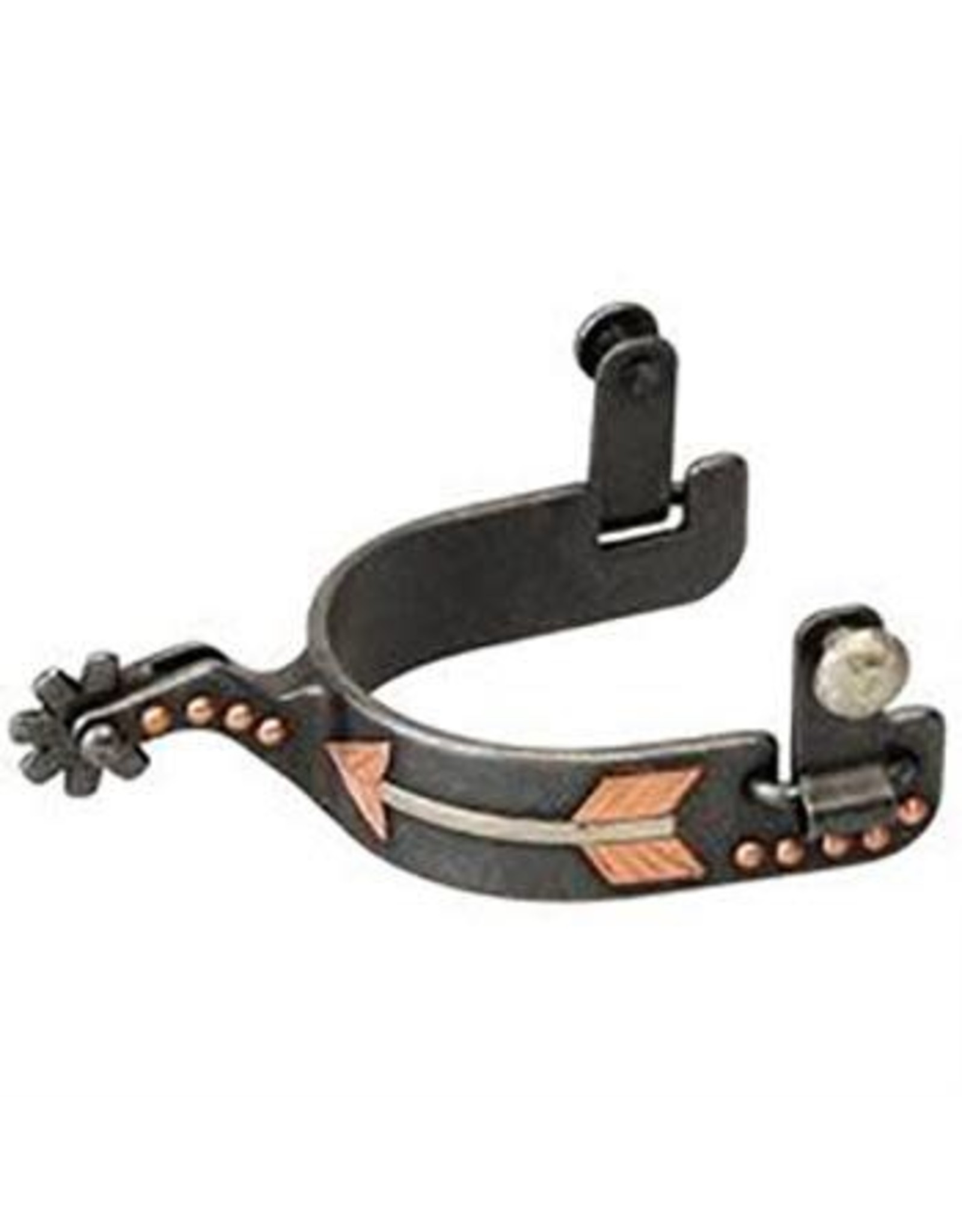 Weaver Weaver Men’s Black/Copper Arrows Spurs 25505-52-12