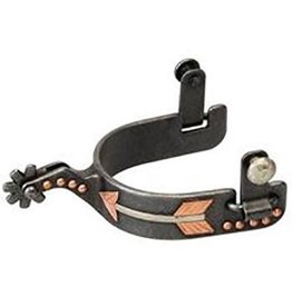 Weaver Weaver Men’s Black/Copper Arrows Spurs 25505-52-12