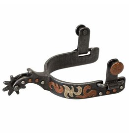 Weaver Weaver Ladies Filigree Buffed Black Spurs 25504-53-12