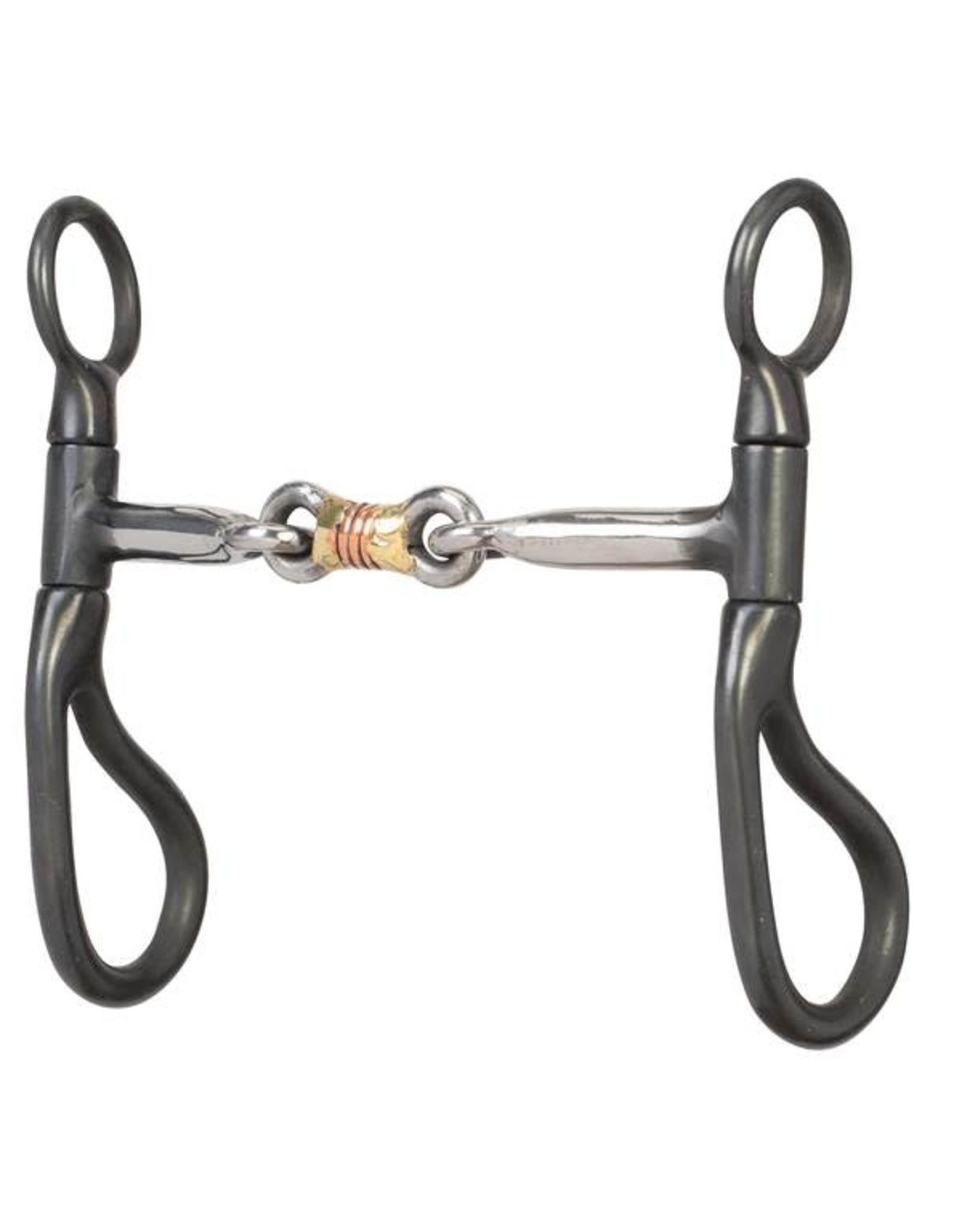 Weaver Weaver 3 Piece Snaffle with Copper Inlay 6” loose cheeks 25-2940