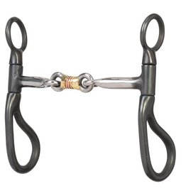 Weaver Weaver 3 Piece Snaffle with Copper Inlay 6” loose cheeks 25-2940
