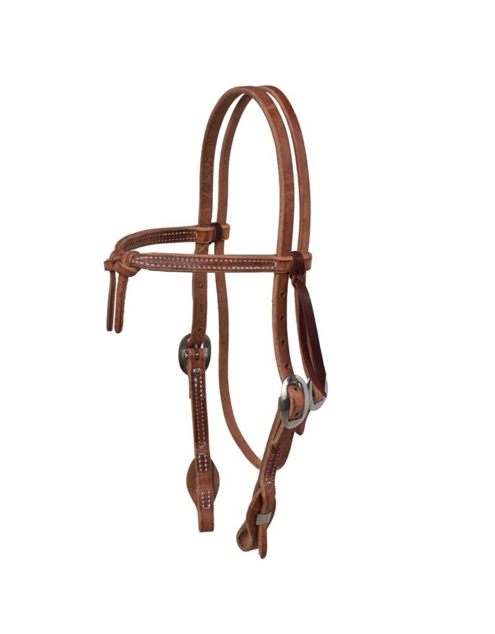 NRCustom Knotted Brow Quickchange Headstall H1204