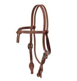 NRCustom Knotted Brow Quickchange Headstall H1204