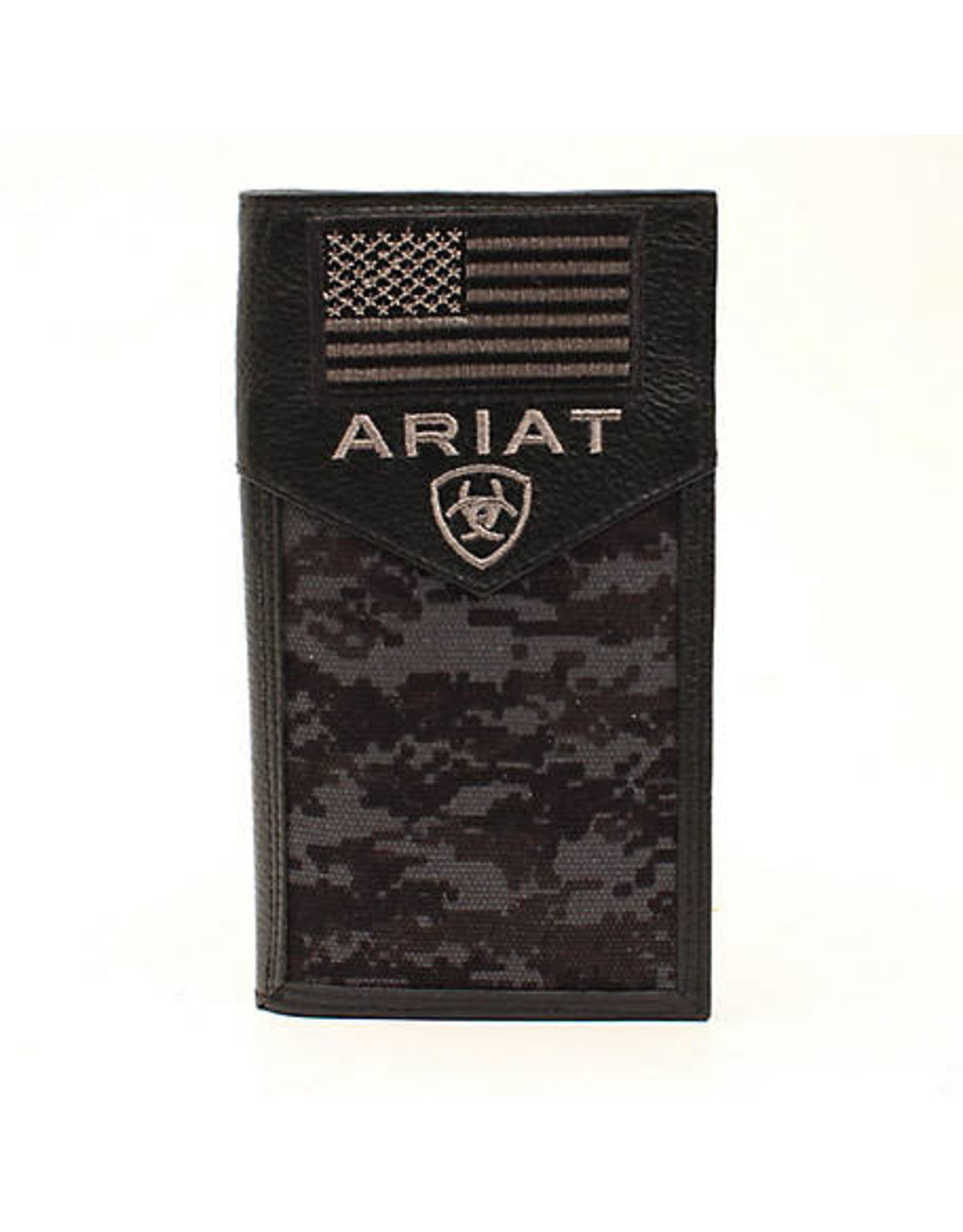 Ariat Black Patriot Rodeo Wallet A3536401