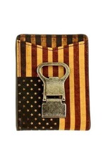 Nocona Nocona Money Clip Wallet Flag N5416797
