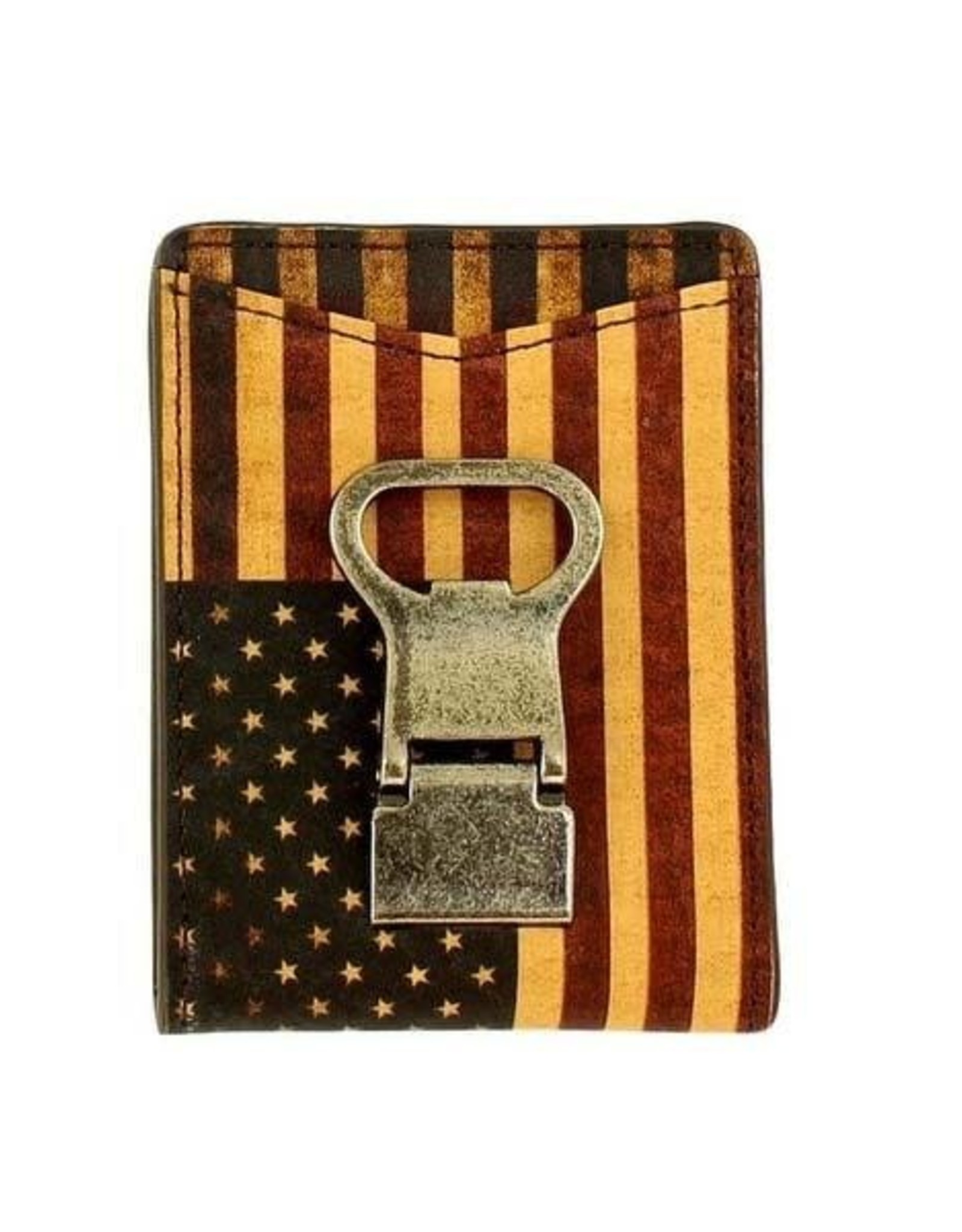 Nocona Nocona Money Clip Wallet Flag N5416797