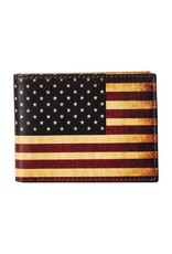 Nocona Nocona Rustic Flag Bifold Wallet N5416697