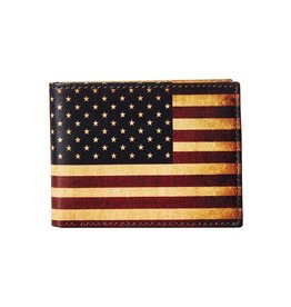 Nocona Nocona Rustic Flag Bifold Wallet N5416697