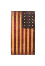 Nocona Nocona Distressed Flag Rodeo Wallet N5416497