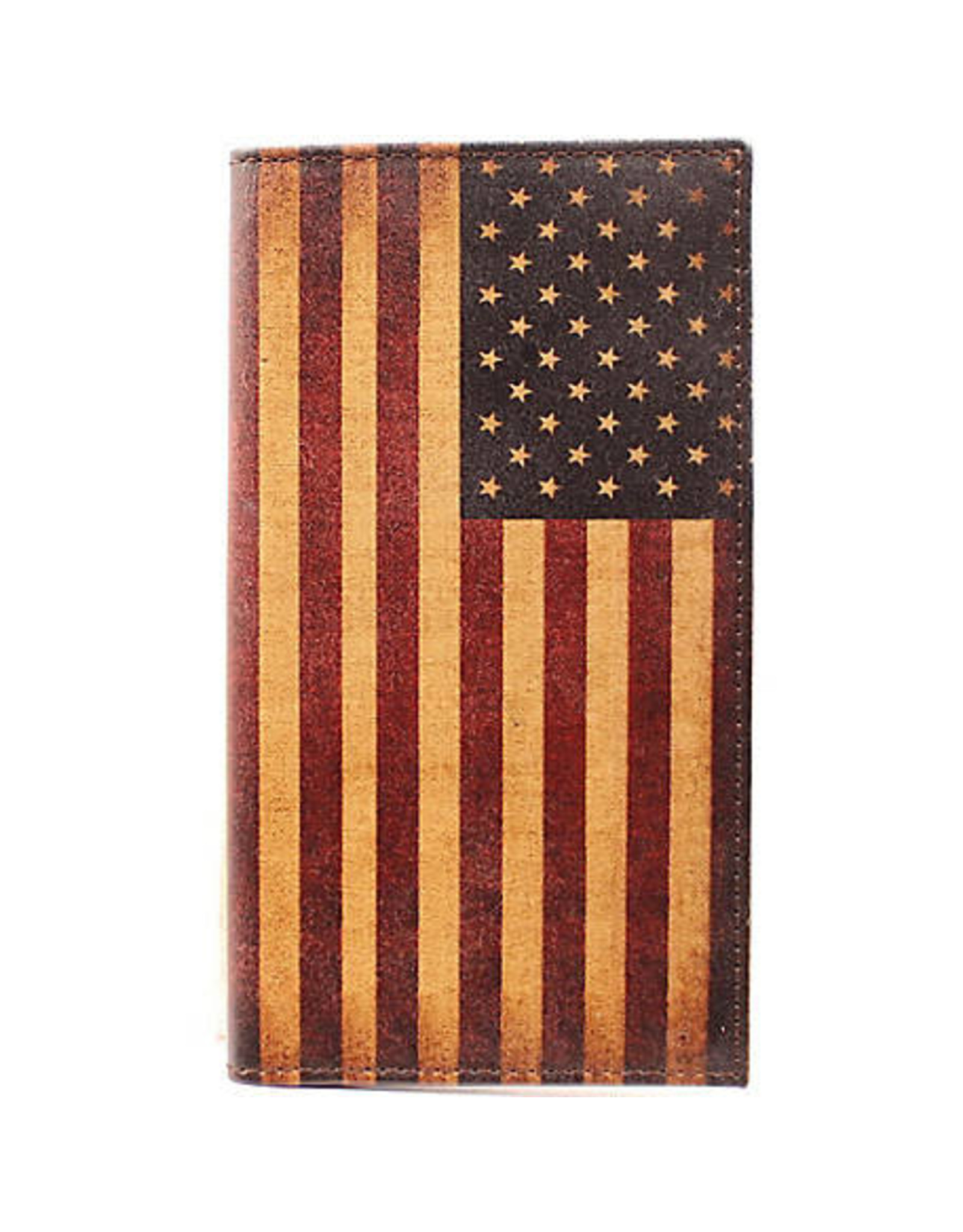Nocona Nocona Distressed Flag Rodeo Wallet N5416497